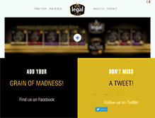 Tablet Screenshot of cafes-legal.fr